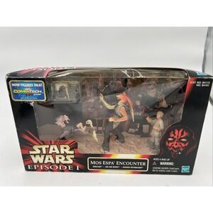 Hasbro Star Wars Episode I Mos Espa Encounter Sebulba, Jar Jar Binks, Anakin...